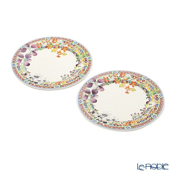 ジアン（Gien）バガテル デザートプレート22cm ペア 1781B4AB50