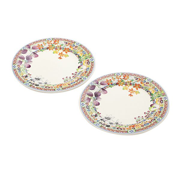 ジアン（Gien）バガテル デザートプレート22cm ペア 1781B4AB50