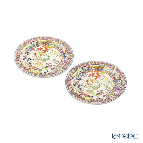 ジアン（Gien）バガテル ミニプレート12.8cm ペア 1781C02L20