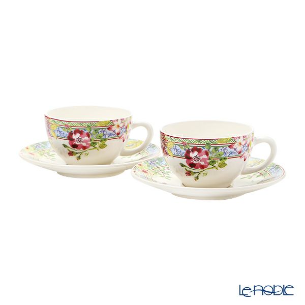 ジアン（Gien）ミルフルール ティーカップ＆ソーサー ペア 16432PTH01