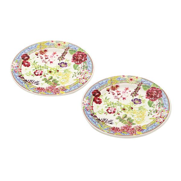 ジアン（Gien）ミルフルール デザートプレート 22cm ペア 1643B4AB50