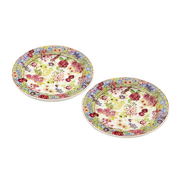 ジアン（Gien）ミルフルール カナッペプレート 16.5cm ペア 1643B4AX50