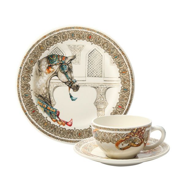 ジアン（Gien）シュヴォー・デュ・ヴァン トリオセット 1-1751ADE150