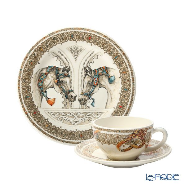 ジアン（Gien）シュヴォー・デュ・ヴァン トリオセット 3-1751ADE350