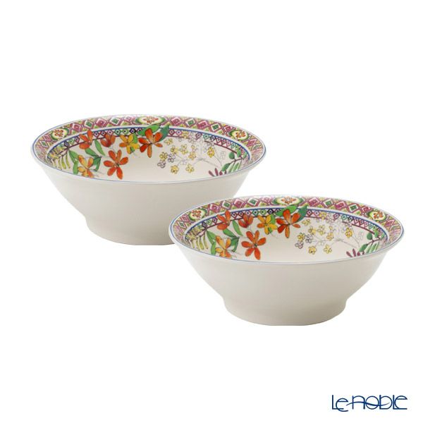 ジアン（Gien）バガテル シリアルボウル 17.7cm 1781C04F01 ペア