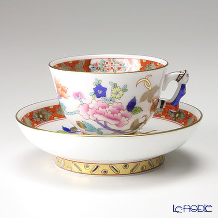 ヘレンド (HEREND) シノワズリ（中国趣味）上海 SH・ポワッソン PO 03371-0-21 マンダリン スモールカップ＆ソーサー 2客セット