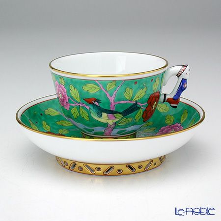 ヘレンド シノワズリ（中国趣味） マカオ（MAC・MACV） 03371-0-21／3371 マンダリン スモールカップ＆ソーサー 2客セット