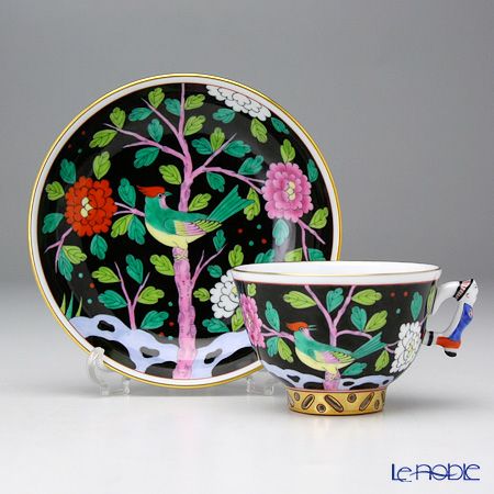 ヘレンド シノワズリ（中国趣味） マカオ（MAC・MACV） 03371-0-21／3371 マンダリン スモールカップ＆ソーサー 2客セット