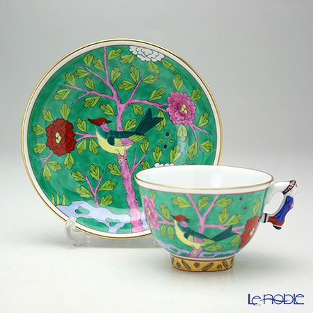 ヘレンド シノワズリ（中国趣味） マカオ（MAC・MACV） 03371-0-21／3371 マンダリン スモールカップ＆ソーサー 2客セット