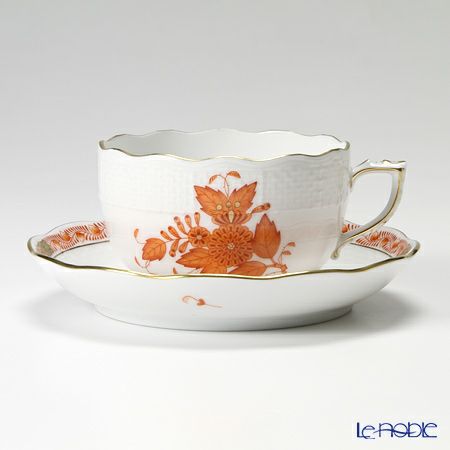 ヘレンド アポニーシリーズ ティーカップ＆ソーサー 200ml 6客セット