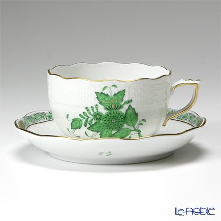 ヘレンド アポニーシリーズ ティーカップ＆ソーサー 200ml 6客セット