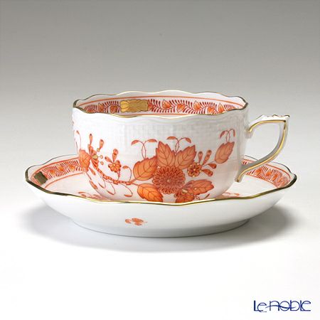 ヘレンド インドの華シリーズ ティーカップ＆ソーサー 6色セット