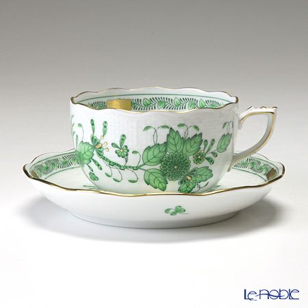 ヘレンド インドの華シリーズ ティーカップ＆ソーサー 6色セット