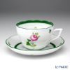 ヘレンド (HEREND) ウィーンのバラ 00730-0-00 ティーカップ＆ソーサー（兼用） 200ml ペア
