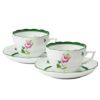 ヘレンド ウィーンのバラ 00730-0-00 ティーカップ＆ソーサー（兼用） 200ml ペア