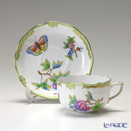 ヘレンド ヴィクトリア・ブーケ トリオセット ペア