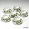 ヘレンド (HEREND) ヴィクトリア・ブーケ 00724-0-00／724 ティーカップ＆ソーサー 200ml 6客セット