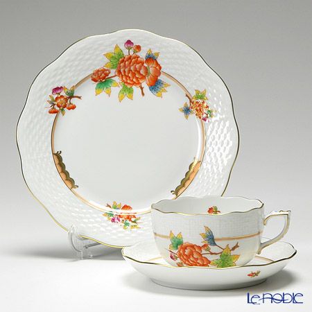 ヘレンド ヴィクトリア・スプリング トリオセット