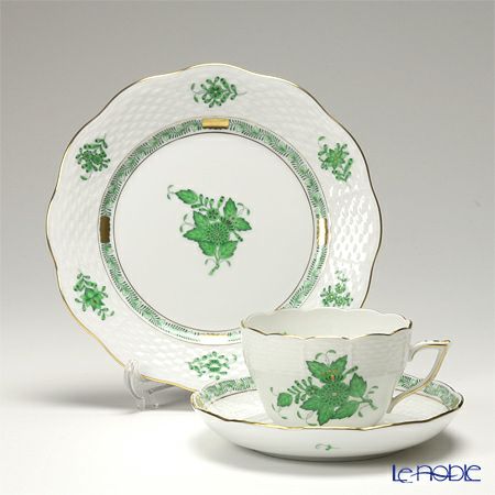 ヘレンド アポニーグリーン トリオセット（兼用）