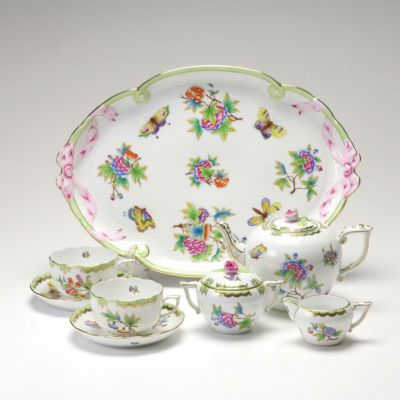 ヘレンド ヴィクトリア・ブーケ テテアテテセット A | ブランド洋食器