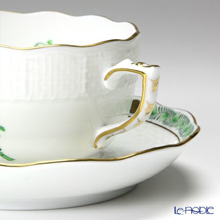 ヘレンド アポニーグリーン トリオセット