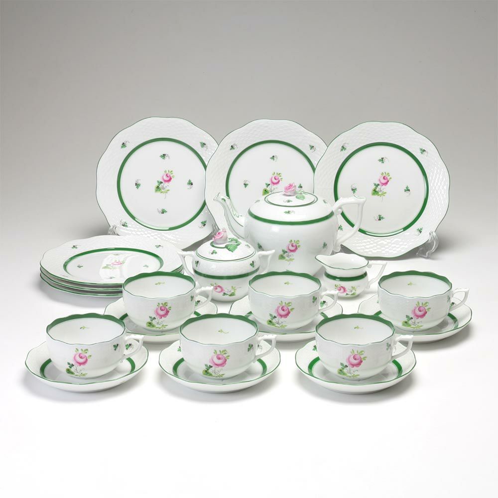 ヘレンド ウィーンのバラ 23ピースセット