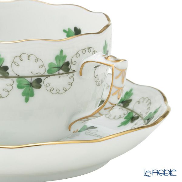 ヘレンド パセリグリーン PE トリオセット ティー