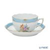 ヘレンド ローズチューリップ ブルー RTFB ＆ ピンク RTFP ティーカップ＆ソーサー 200ml ペア 20724-0-00