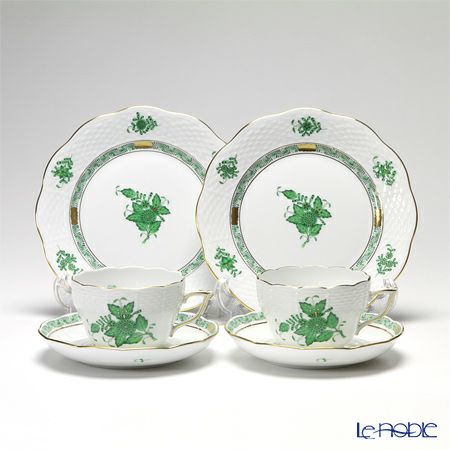 ヘレンド アポニーグリーン トリオセット（兼用） ペア