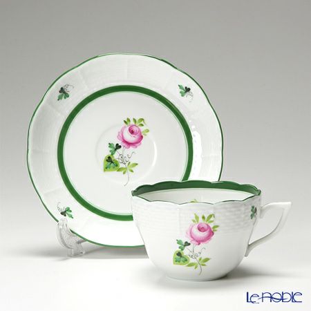 ヘレンド ウィーンのバラ トリオセット（兼用） ペア