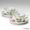 ヘレンド ヴィクトリア・ブーケ 00724-0-00／724 ティーカップ＆ソーサー 200ml ペア