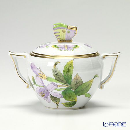 ヘレンド ロイヤルガーデン EVICT1 2人用 ティー7点セット グリーン