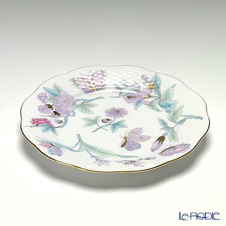 ヘレンド ロイヤルガーデン EVICT2 2人用 ティー7点セット ターコイズ