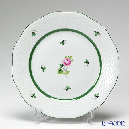ヘレンド (HEREND) ウィーンのバラ 00517-0-00 プレート 19cm 6枚セット