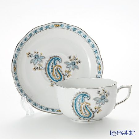 ヘレンド ペイズリー ターコイズ プラチナ BUTTQ-PT トリオセット