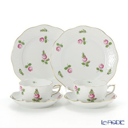 ヘレンド プティットローズ PR トリオセット ペア