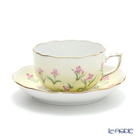 ヘレンド アイリス IRIS 20724-0-00 ティーカップ＆ソーサー 200ml 5色セット