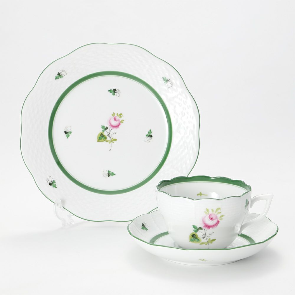 ヘレンド (HEREND) ウィーンのバラ トリオセット（兼用）