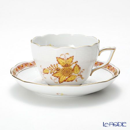 ヘレンド アポニーシリーズ ティーカップ＆ソーサー 200ml 5客セット