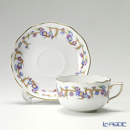 ヘレンド ヴィクトリア PDVICT2 トリオセット ブルー