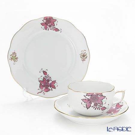 ヘレンド クロチルド ピンク トリオセット