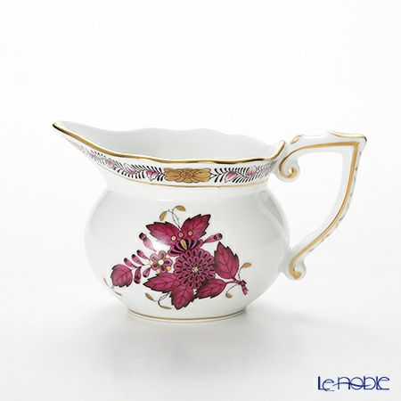 ヘレンド アポニーロイヤルダークピンク 2人用 ティー5点セット