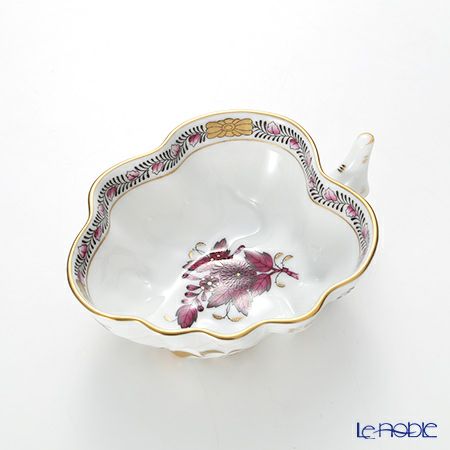 ヘレンド アポニーロイヤルダークピンク 2人用 ティー5点セット