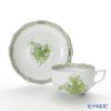 ヘレンド アポニーキーライムグリーン トリオセット