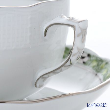 ヘレンド アポニーキーライムグリーン トリオセット