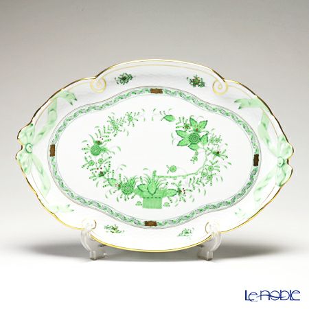 ヘレンド インドの華グリーン テテアテテセット