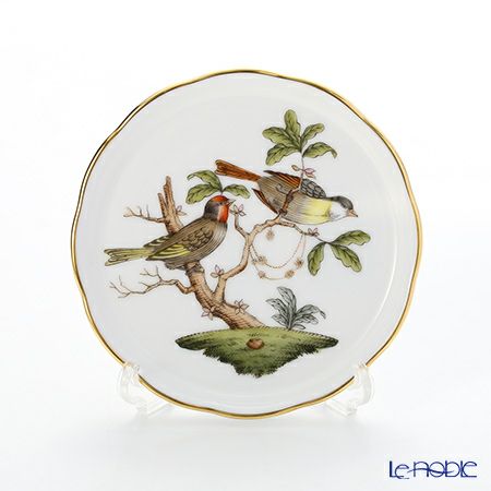 ヘレンド ロスチャイルドバード RO 00341-0-00 コースター 10cm 12枚セット