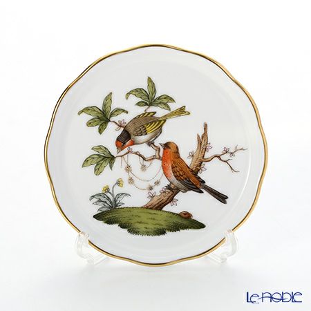 ヘレンド ロスチャイルドバード RO 00341-0-00 コースター 10cm 12枚セット