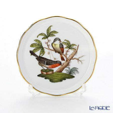 ヘレンド ロスチャイルドバード RO 00341-0-00 コースター 10cm 12枚セット