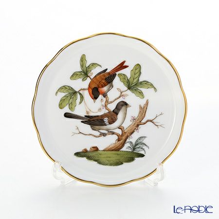 ヘレンド ロスチャイルドバード RO 00341-0-00 コースター 10cm 12枚セット